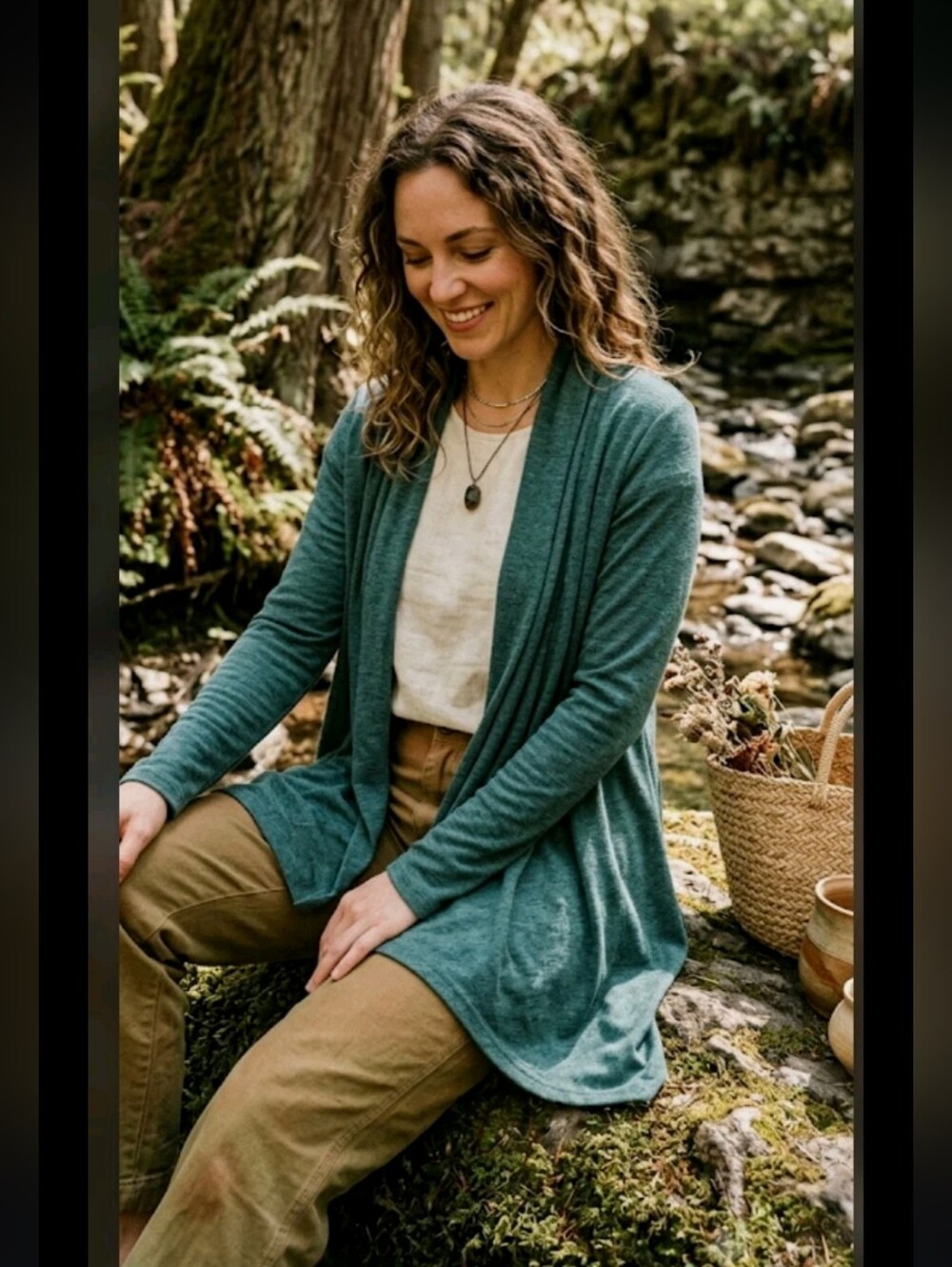 The Territory Ahead Cardigan Sweater Long Sleeve Open Front S Outdoor #4000
